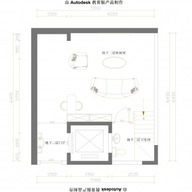 北京燕西华府278平米四居室现代风格30万半包装修案例效果图1032.jpg