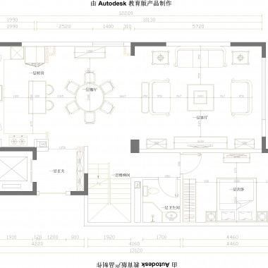 北京燕西华府278平米四居室现代风格30万半包装修案例效果图1036.jpg