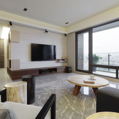 广州星河湾123平米三居室现代风格14.9万半包装修案例效果图6918.jpg