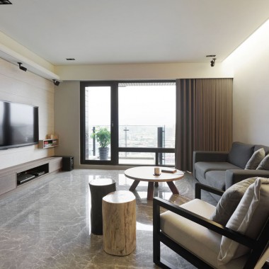 广州星河湾123平米三居室现代风格14.9万半包装修案例效果图6925.jpg