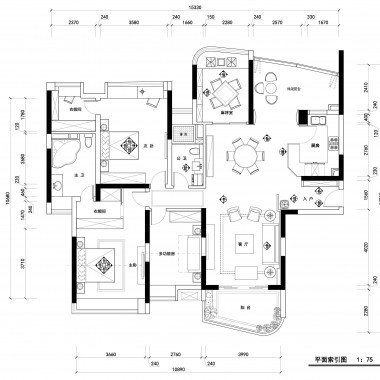 广州雅居乐富春山居199平米四居室现代风格20万半包装修案例效果图2640.jpg