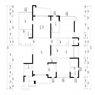 广州雅居乐富春山居261平米四居室中式古典风格35万半包装修案例效果图14072.jpg
