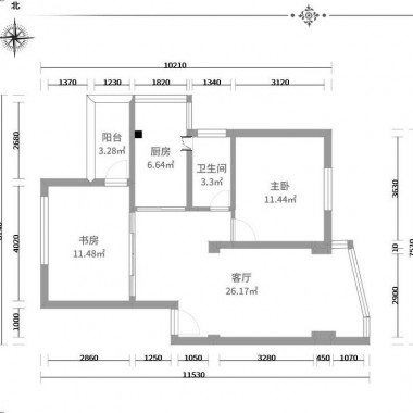 广州英豪花园73.5平米二居室现代风格7万半包装修案例效果图4506.jpg