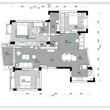 广州越秀星汇海珠湾84平米三居室其他风格10.8万全包装修案例效果图11941.jpg