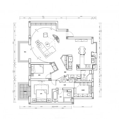 广州中海金沙湾123.3平米三居室现代风格10.5万半包装修案例效果图5113.jpg