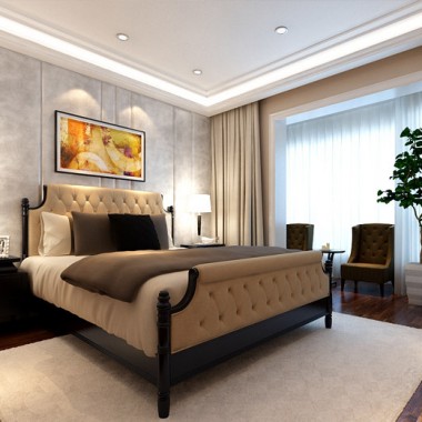 北京新怡家园200平米三居室古典欧式风格21万全包装修案例效果图912.jpg