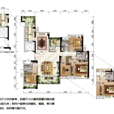 深圳领航城三期165平米四居室混搭风格风格12.8万半包装修案例效果图11133.jpg