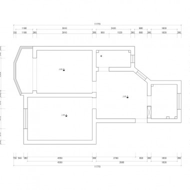 深圳龙辉花园88平米三居室现代简约风格8万半包装修案例效果图6993.jpg