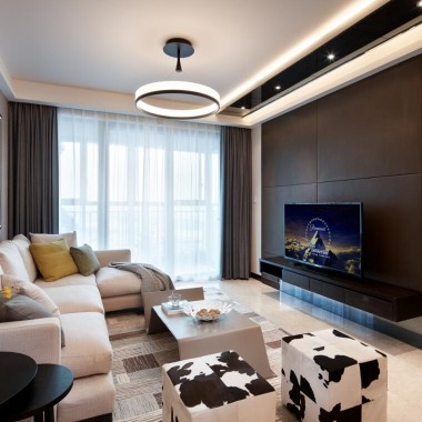 北京臻园175平米三居室现代简约风格50万半包装修案例效果图4866.jpg