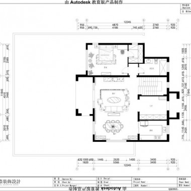 北京雲溪267平米三居室田园风格风格30万半包装修案例效果图1264.jpg