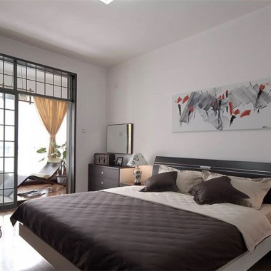 北京远洋沁山水157平米三居室中式风格风格12.8万全包装修案例效果图5500.jpg