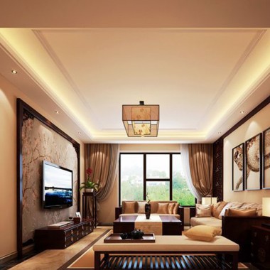北京永泰·西山御园190平米四居室中式风格风格22.8万全包装修案例效果图4576.jpg