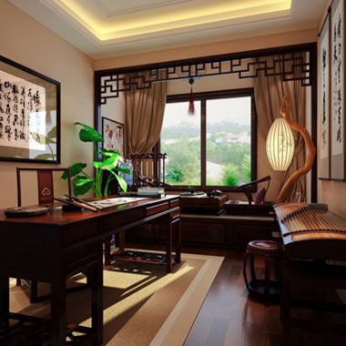北京永泰·西山御园190平米四居室中式风格风格22.8万全包装修案例效果图4587.jpg