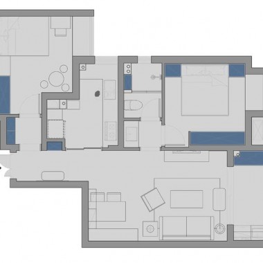 灰白格——住宅装修设计表现-#现代#住宅装修设计#28247.jpg