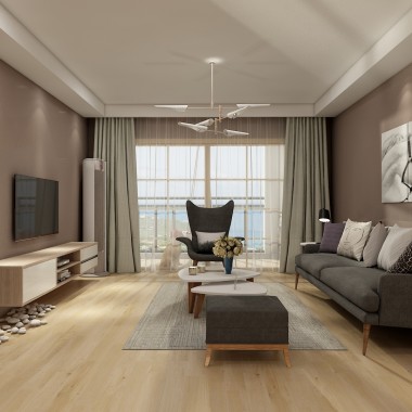 银川御景湖城85.70m²三居室现代风格装修设计效果图5654.jpg