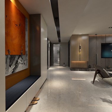 御河十号135㎡现代轻奢全案228.34m²三居室现代风格装修设计效果图46375.jpg