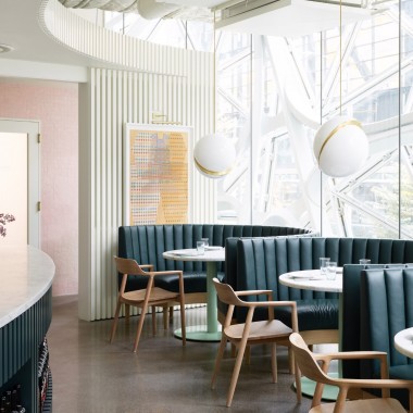 这家球体内的餐厅有柔和的色调和丰富的曲线 -#餐饮空间#现代#柔和#759.jpg