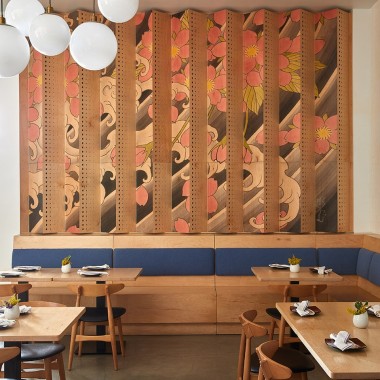 与日本纹身艺术结合的餐厅·洛杉矶清酒道场 -#餐饮#国外#木材#4934.jpg