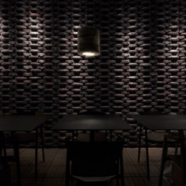 荥经黑砂在餐饮空间的创新性应用，广州川隈杂谈II -#黑砂圈#粗犷#359.jpg