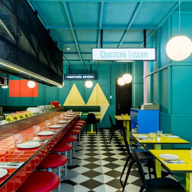 以马德里新潮文化运动与电影场景为参考的缤纷色彩空间 -#餐饮#国外#色彩#752.jpg