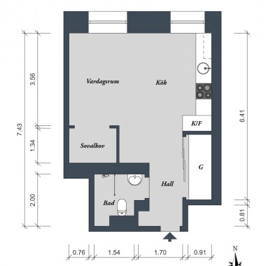 北欧宜家风格公寓装修设计效果图163.jpg