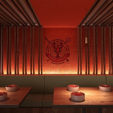 秦淮河畔，“红大龙虾”盛宴，吃货首选地-#餐厅设计#餐饮空间设计#龙虾餐厅设计#2645.jpg