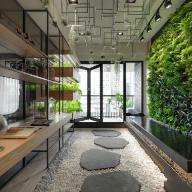 一整面绿植墙的自然系住所 -#现代#住宅#样板房#4701.jpg