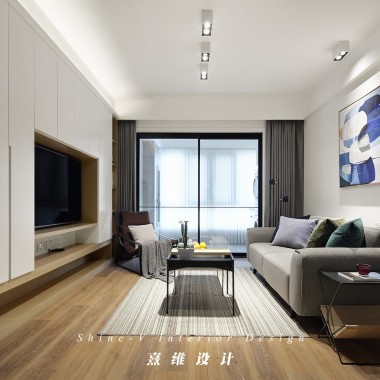 《素履》灰、白与木元素下的精致与舒适 -#现代#住宅#熹维设计#1475.jpg