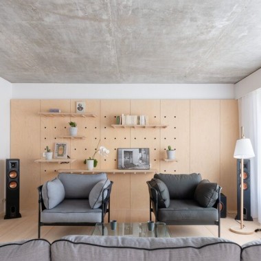 154㎡巴黎家庭公寓 -#胶合板#白色树脂#混凝土#1241.jpg