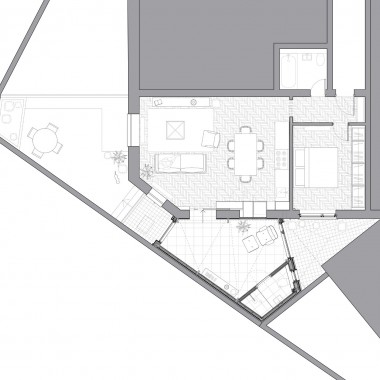 IF_DO创造了东伦敦公寓的几何延伸-#三角形天窗#水磨石地板#437.jpg