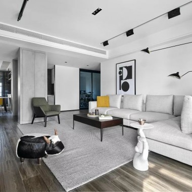 黑白灰，最具格调的永恒设计 -#现代住宅#黑白灰#拓者空间设计#979.jpg