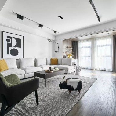 黑白灰，最具格调的永恒设计 -#现代住宅#黑白灰#拓者空间设计#998.jpg