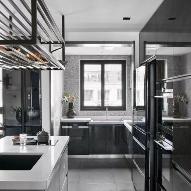 黑白灰，最具格调的永恒设计 -#现代住宅#黑白灰#拓者空间设计#1025.jpg