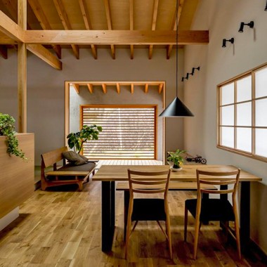 住在一个屋檐下！滋贺县102㎡日式木构造亲子宅 -#亲子宅#日式#木结构#1637.jpg