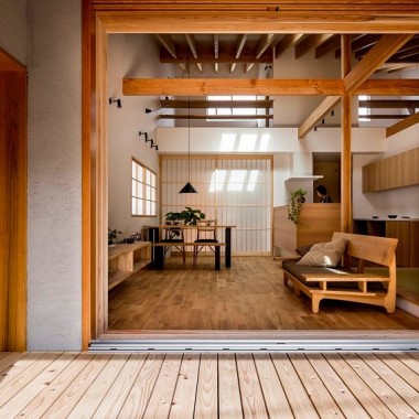 住在一个屋檐下！滋贺县102㎡日式木构造亲子宅 -#亲子宅#日式#木结构#1642.jpg