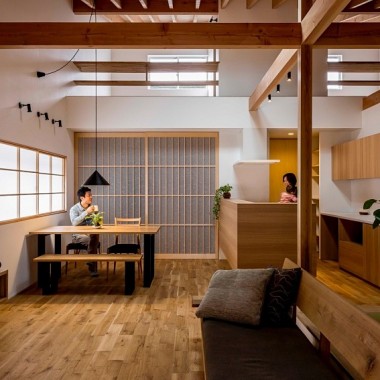 住在一个屋檐下！滋贺县102㎡日式木构造亲子宅 -#亲子宅#日式#木结构#1647.jpg