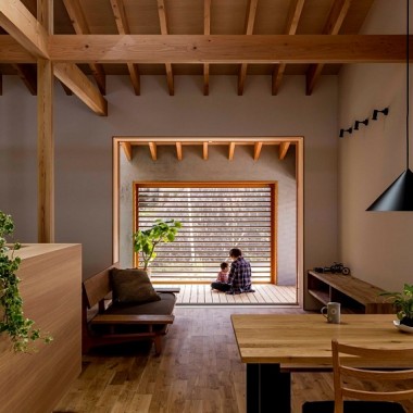 住在一个屋檐下！滋贺县102㎡日式木构造亲子宅 -#亲子宅#日式#木结构#1657.jpg