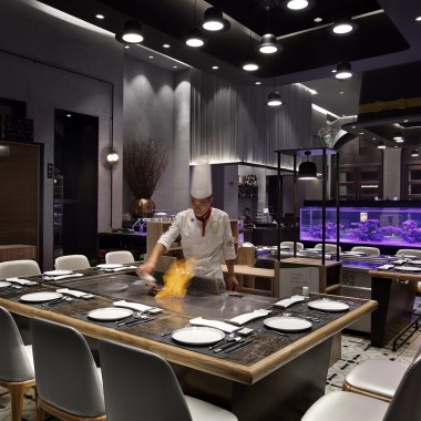 餐饮空间设计，艺鼎新作，雅玛花式铁板烧7233.jpg