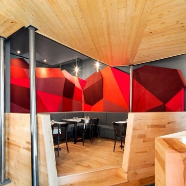 几何曲面打造的加拿大Chez餐厅 - Jean de Lessard8832.jpg