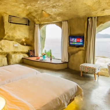罕见的悬崖洞穴民宿,酒店,其它,自然,创意,4255.jpg