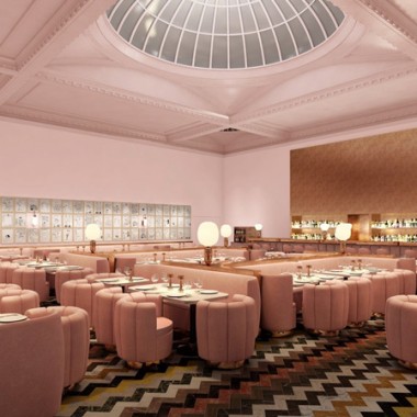 伦敦粉红色的素描主题餐厅1044.jpg