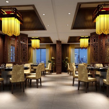 新中式禅意餐馆餐厅茶楼CAD图+8张效果图+3D模型带灯光材质13010.jpg