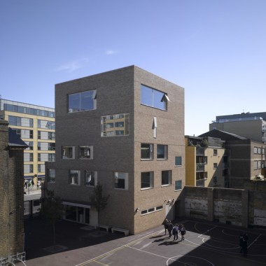 砖立面的 Hackney 新学校  Henley Halebrown Rorrison Architects9214.jpg
