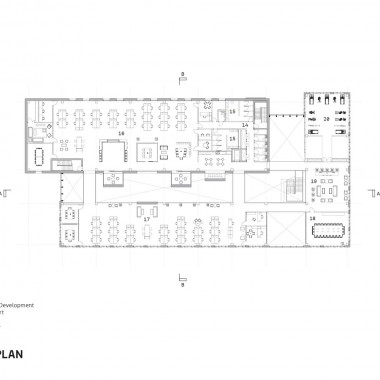 新作 - FaulknerBrowns Architects：蜂窝空间办公场所 Janet Nash House955.jpg
