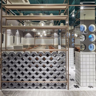 原木＋金属打造的复古餐厅 - 三也室内设计1003.jpg