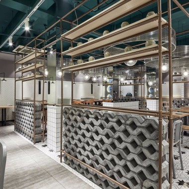 原木＋金属打造的复古餐厅 - 三也室内设计1008.jpg