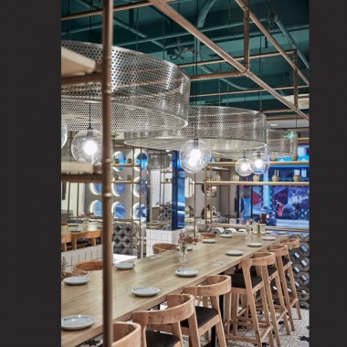 原木＋金属打造的复古餐厅 - 三也室内设计1010.jpg