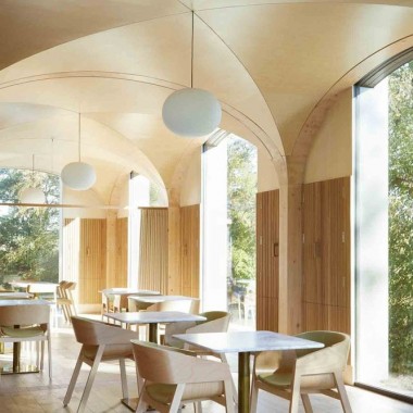 首发 - Morris+Company：充满阳光的拱形轻木餐厅1296.jpg