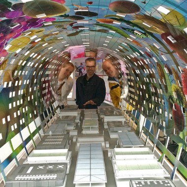 [购物中心] A Colorful 36,000 Sq Ft Mural Covers The Ceiling Of This New Market Hall21790.jpg