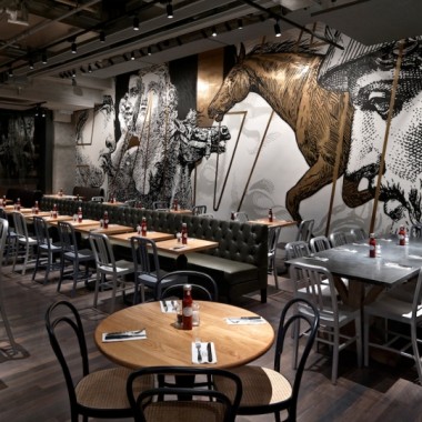 香港的beef - liberty餐厅用艺术家 cyrcle 的墙绘艺术作为室内1874.jpg